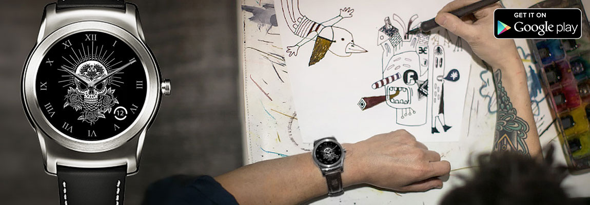 Skull Wear Watch Face