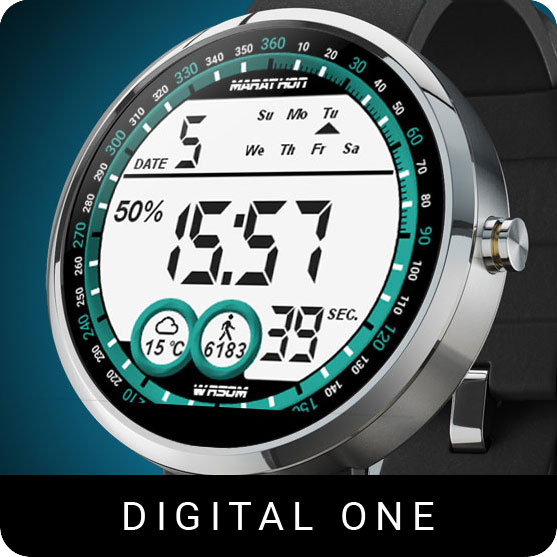  Digital One Watch Face