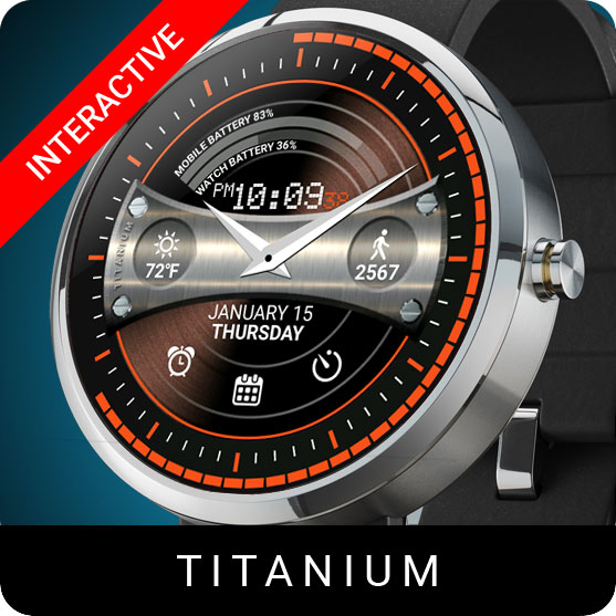  Titanium Watch Face