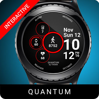 Quante Watch Face for Samsung Gear S2 / Gear S3 / Galaxy Watch