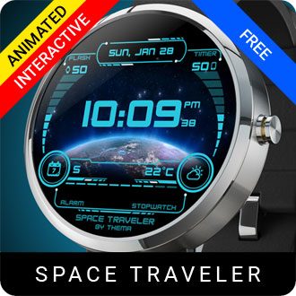 Space Traveler Watch Face